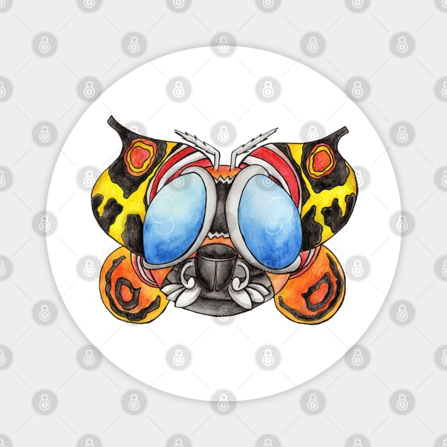 Cute Mothra Magnet by AlstonArt